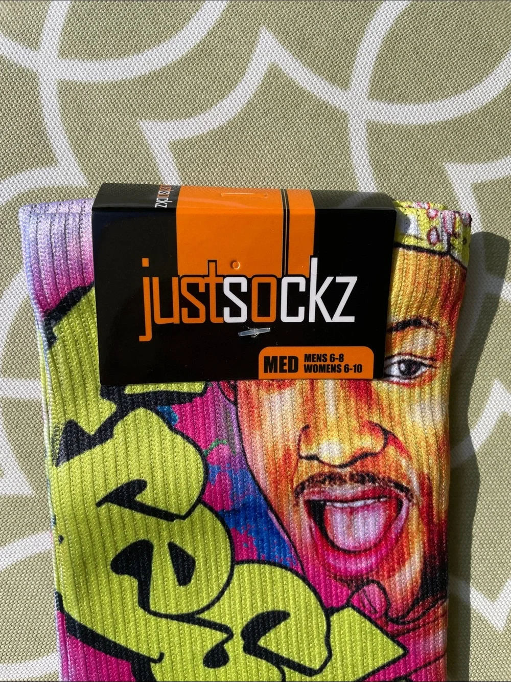NWT justsockz Fresh Prince of Belaire Socks Medium